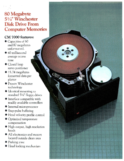 cmi CMI 7000 data sheet 198311xx  . Rare and Ancient Equipment cmi CMI_7000_data_sheet_198311xx.pdf