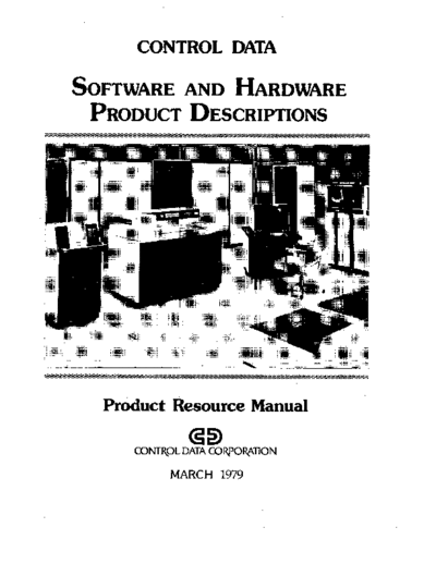 cdc Software and Hardware Product Descriptions Mar79  . Rare and Ancient Equipment cdc Software_and_Hardware_Product_Descriptions_Mar79.pdf