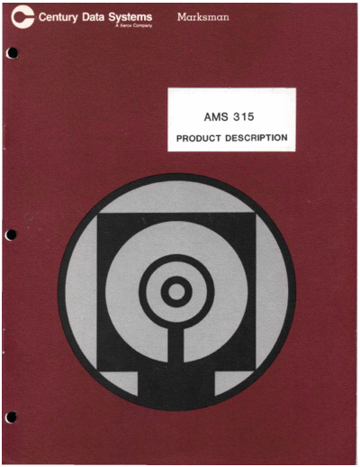centuryData 76236-902 AMS 315 Product Description Oct82  . Rare and Ancient Equipment centuryData 76236-902_AMS_315_Product_Description_Oct82.pdf
