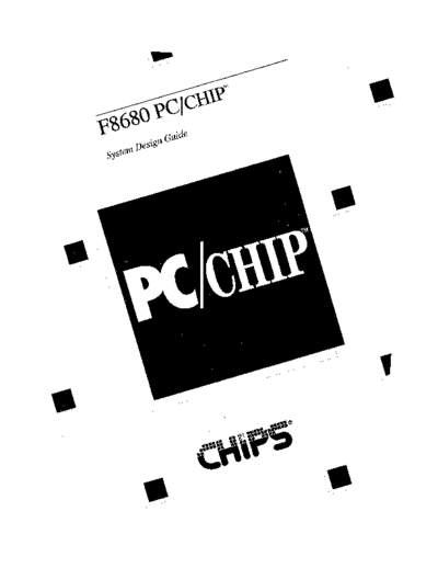 chipsAndTech F8680 System Design Guide 1991  . Rare and Ancient Equipment chipsAndTech F8680_System_Design_Guide_1991.pdf