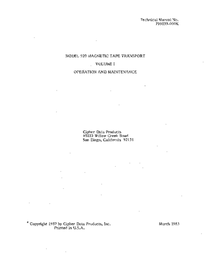 cipher 799855-000K 920 Mar83  . Rare and Ancient Equipment cipher 799855-000K_920_Mar83.pdf