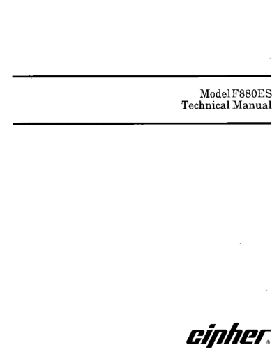 cipher 799944-001 F880ES Nov89  . Rare and Ancient Equipment cipher 799944-001_F880ES_Nov89.pdf