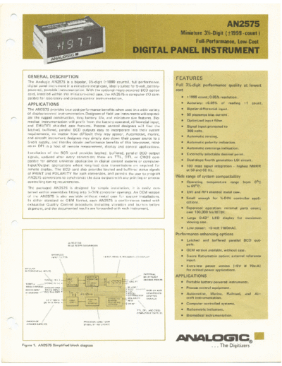 analogic AN2575  . Rare and Ancient Equipment analogic Analogic AN2575.pdf