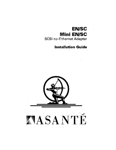 asante 06-00075-00A Asante EN SC Installation Guide Apr93  . Rare and Ancient Equipment asante 06-00075-00A_Asante_EN_SC_Installation_Guide_Apr93.pdf
