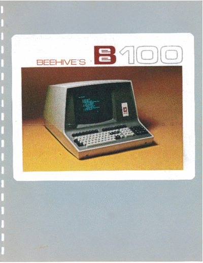 beehive B100 Operators Manual  . Rare and Ancient Equipment beehive B100_Operators_Manual.pdf