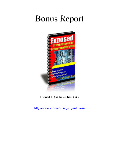 . Various componentbreakdown  . Various Div Electronic Info componentbreakdown.pdf