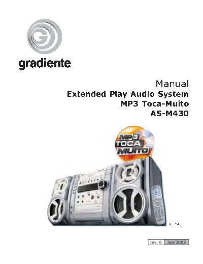 GRADIENTE gradiente as m430++  GRADIENTE Audio AS-400, AS-M410, AS-M430 gradiente_as_m430++.pdf