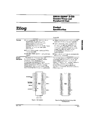 zilog z8036 cio  zilog z8000 z8000DataSheets z8036_cio.pdf