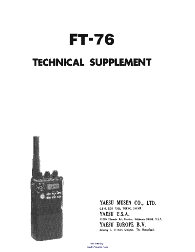 YAESU FT76  YAESU FT76.pdf