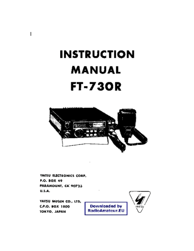 YAESU FT730 user  YAESU FT730_user.pdf