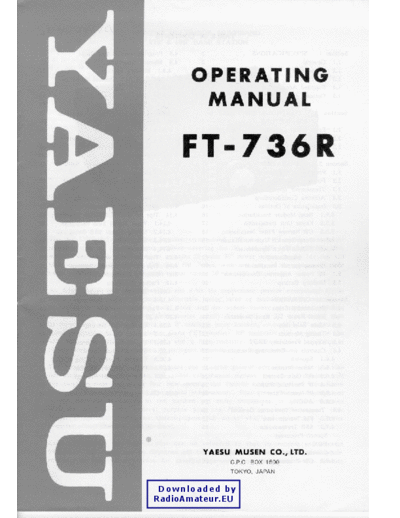 YAESU FT736 user  YAESU FT736_user.pdf