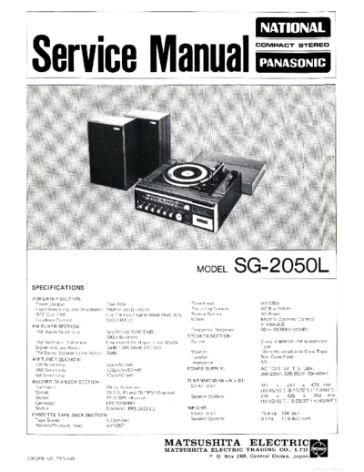 NATIONAL hfe national panasonic sg-2050l service en  NATIONAL Audio SG-2050 hfe_national_panasonic_sg-2050l_service_en.pdf