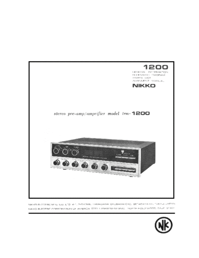 NIKKO nikko trm-1200 service  NIKKO Audio TRM-1200 nikko_trm-1200_service.pdf
