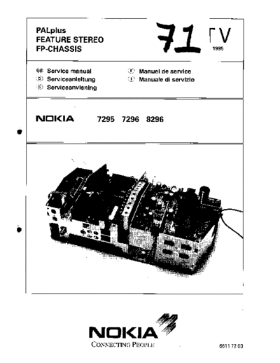 NOKIA Nokia chassis FP 7295SM  NOKIA TV 7296 Nokia chassis FP 7295SM.pdf