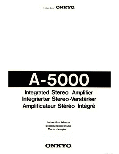 ONKYO hfe   a-5000 de  ONKYO Audio A-5000 hfe_onkyo_a-5000_de.pdf