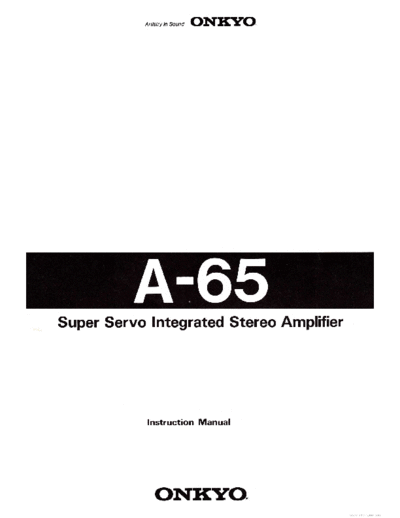ONKYO hfe   a-65 en  ONKYO Audio A-65 hfe_onkyo_a-65_en.pdf