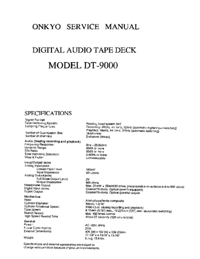 ONKYO hfe onkyo dt-9000 service en  ONKYO Audio DT-9000 hfe_onkyo_dt-9000_service_en.pdf