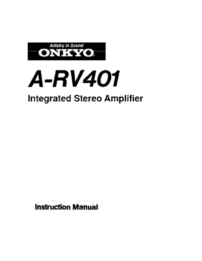 ONKYO hfe onkyo a-rv401 en  ONKYO Audio A-RV401 hfe_onkyo_a-rv401_en.pdf