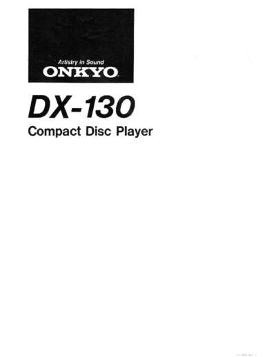 ONKYO hfe onkyo dx-130 en  ONKYO Audio DX-130 hfe_onkyo_dx-130_en.pdf