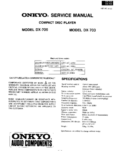 ONKYO +DX-703  ONKYO Audio DX-703 ONKYO+DX-703.pdf