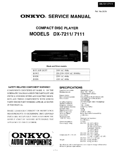 ONKYO hfe onkyo dx-7111 7211 service en  ONKYO Audio DX-7111 hfe_onkyo_dx-7111_7211_service_en.pdf