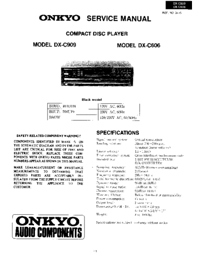 ONKYO hfe onkyo dx-c606 c909 service partial en  ONKYO Audio DX-C606-C909 hfe_onkyo_dx-c606_c909_service_partial_en.pdf