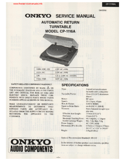 ONKYO CP-1116A  ONKYO Audio CP-1116A CP-1116A.pdf