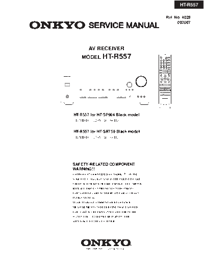 ONKYO hfe onkyo ht-r557 service  ONKYO Audio HT-R557 hfe_onkyo_ht-r557_service.pdf