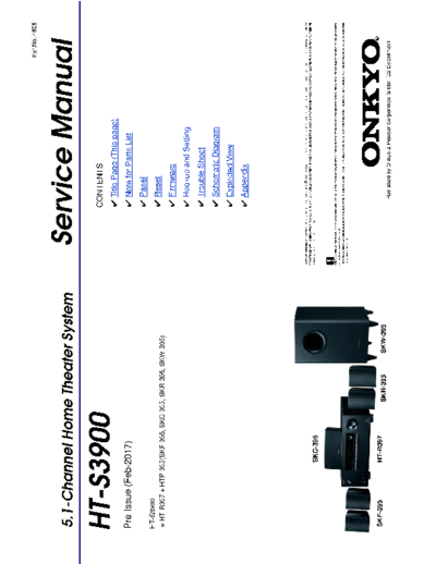 ONKYO hfe   ht-s3900 service en  ONKYO Audio HT-S3900 hfe_onkyo_ht-s3900_service_en.pdf