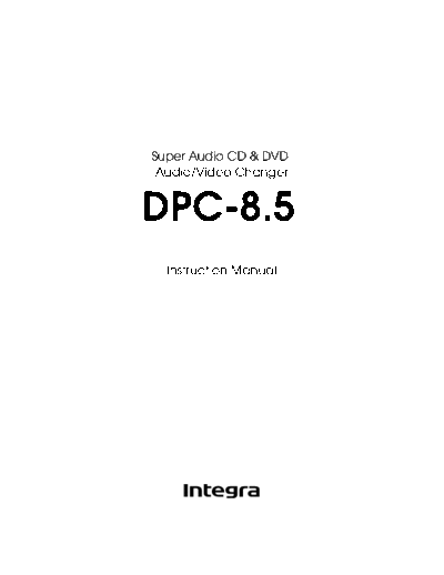 ONKYO hfe onkyo integra dpc-8-5 en  ONKYO Audio Integra DPC-8 hfe_onkyo_integra_dpc-8-5_en.pdf