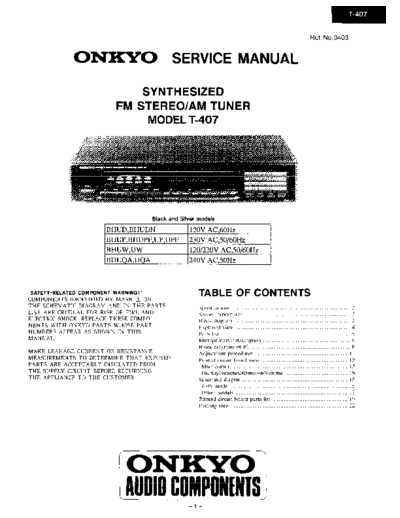 ONKYO hfe   t-407 service  ONKYO Audio T-407 hfe_onkyo_t-407_service.pdf