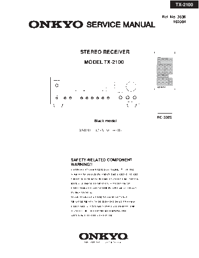 ONKYO hfe   tx-2100 service  ONKYO Audio TX-2100 hfe_onkyo_tx-2100_service.pdf