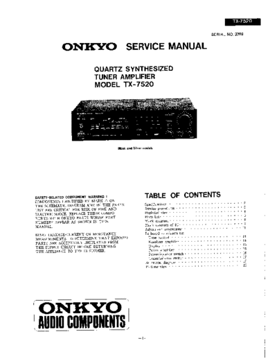 ONKYO hfe onkyo tx-7520 service en  ONKYO Audio TX-7520 hfe_onkyo_tx-7520_service_en.pdf