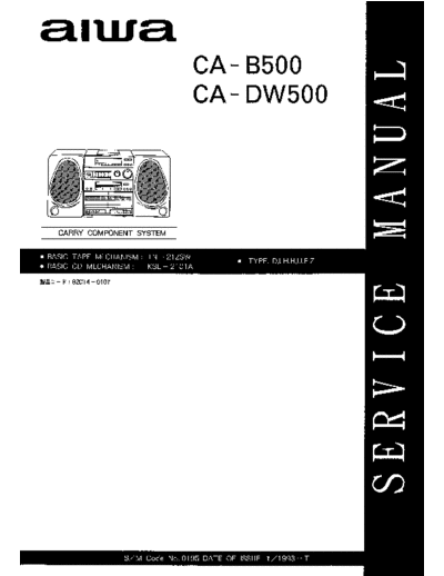AIWA AIWA+CA-B500,+CA-DW500  AIWA Audio CA-B500, CA-DW500 AIWA+CA-B500,+CA-DW500.pdf