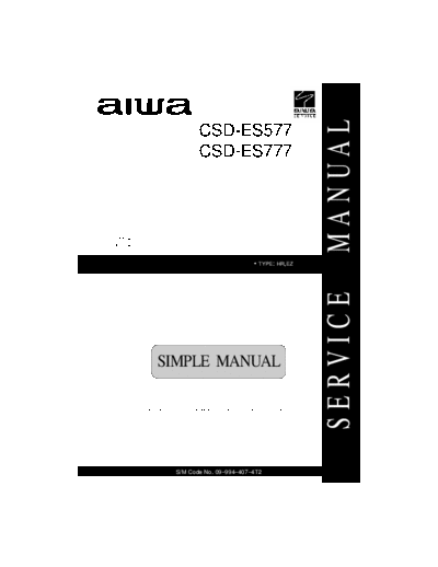 AIWA CSD-ES777  AIWA Audio CSD-ES577 CSD-ES777.pdf