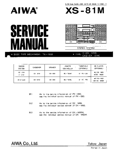 AIWA CX-81M XS-81M  AIWA Audio CX-81M CX-81M_XS-81M.pdf