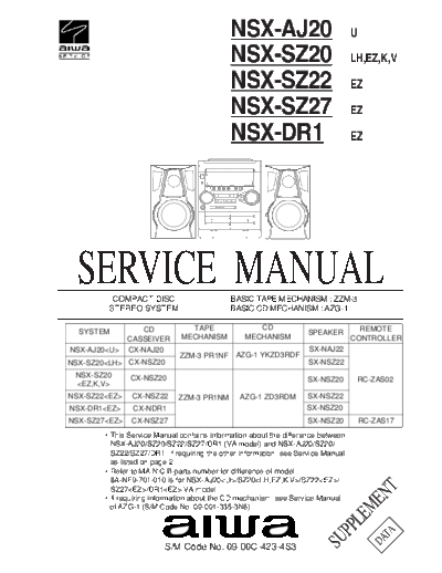 AIWA Aiwa-329  AIWA Audio NSX-SZ22 Aiwa-329.pdf
