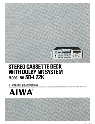 AIWA hfe aiwa sd-l22k en  AIWA Audio SD-L22 hfe_aiwa_sd-l22k_en.pdf