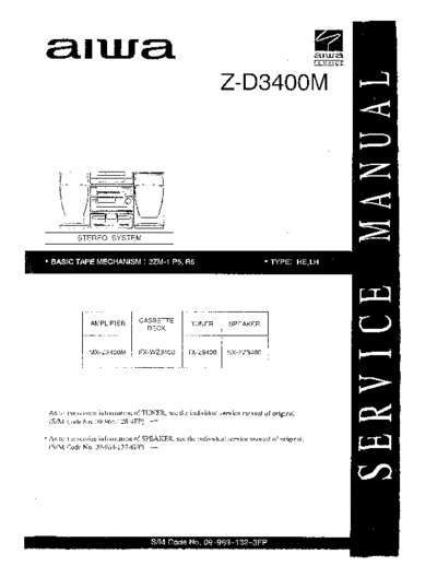 AIWA 3400  AIWA Audio Z-D3400 aiwa 3400.pdf