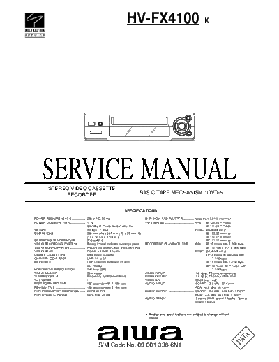 AIWA aiwa hvfx4100  AIWA Video HV-FX4100 aiwa_hvfx4100.pdf