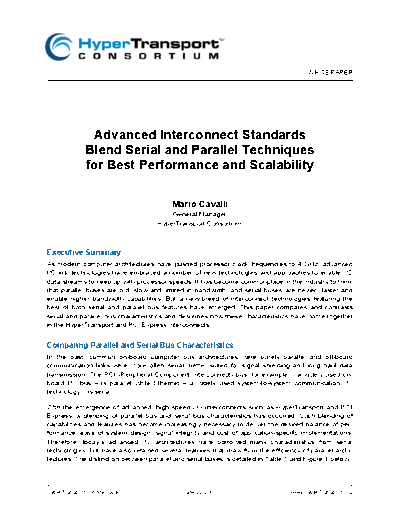 AMD Serial vs Parallel  AMD _HyperTransport _Briefs Serial vs Parallel.pdf