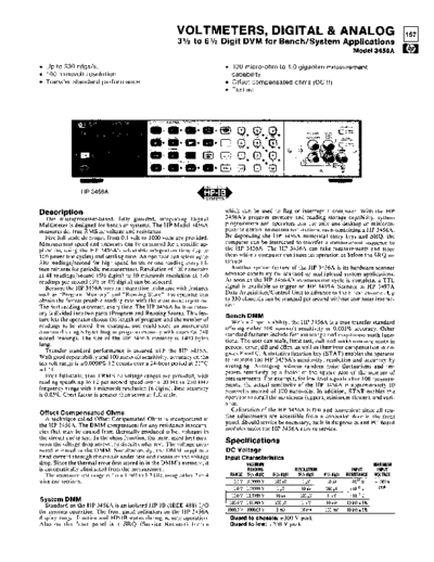 Agilent Catalog pages for Hp3456A  Agilent 3456A doc Catalog pages for Hp3456A.pdf