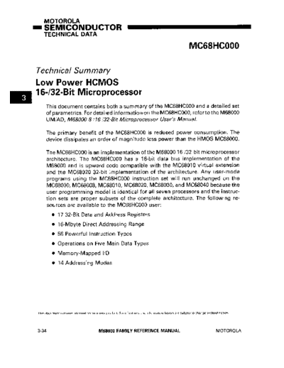 Agilent MC68HC000  Agilent 3458A pdf MC68HC000.pdf