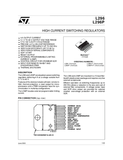 Agilent ST L296  Agilent 3458A pdf ST_L296.pdf