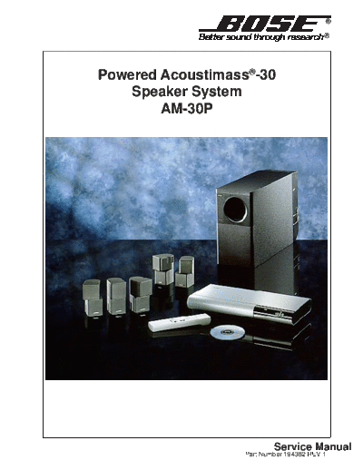 BOSE hfe   am30p service en  BOSE Audio AM-30P hfe_bose_am30p_service_en.pdf