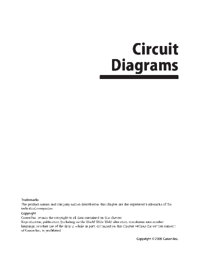 CANON 430ex Circuit Diagrams  CANON Camera Speedlight  430EX 430ex_Circuit Diagrams.pdf