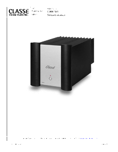 CLASSE AUDIO hfe classe audio cam-350 service  CLASSE AUDIO Audio CAM-350 hfe_classe_audio_cam-350_service.pdf