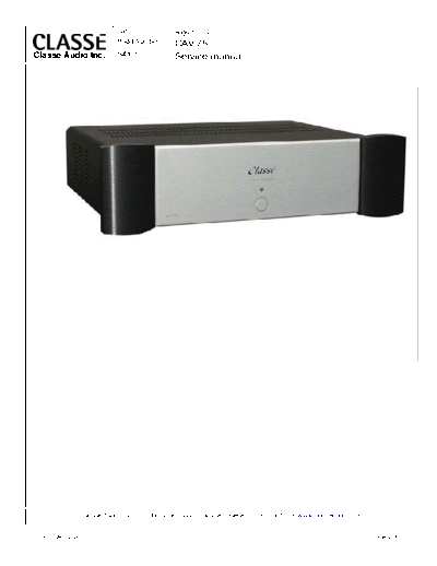 CLASSE AUDIO hfe classe audio cav-75 service  CLASSE AUDIO Audio CAV-75 hfe_classe_audio_cav-75_service.pdf