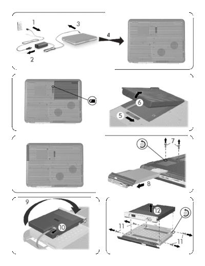 Compaq-HP REPLACING FLOPPY DISK DRIVE  Compaq-HP HP_COMPAQ HP COMPAQ SERIES REPLACING FLOPPY DISK DRIVE.pdf