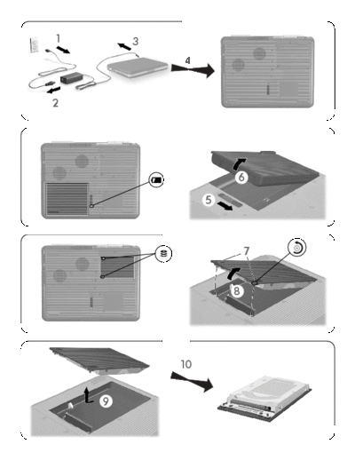 Compaq-HP REPLACING HARD DISK DRIVE  Compaq-HP HP_COMPAQ HP COMPAQ SERIES REPLACING HARD DISK DRIVE.pdf